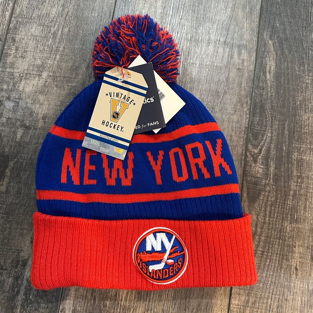 NY Islanders Boys Bundle Hat NWT 1/4 Zip size Youth XL - Picture 3 of 6